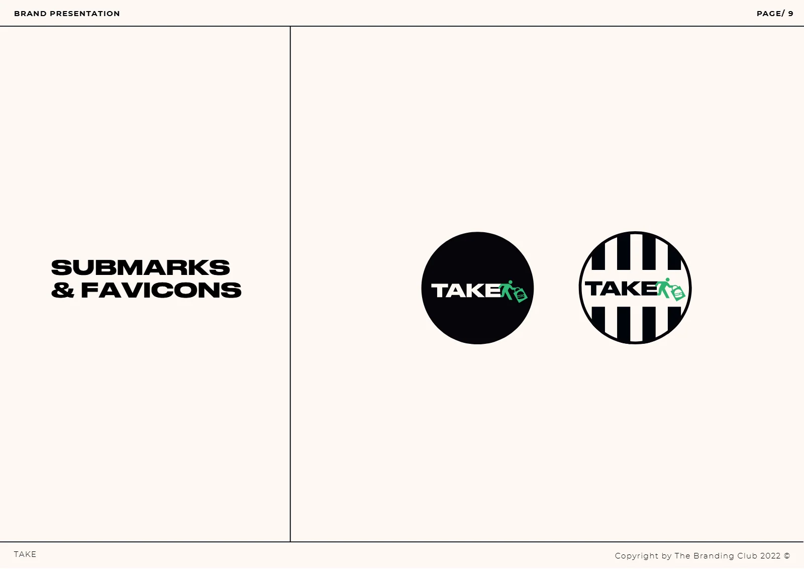 Brandbook TAKE · 9/21
