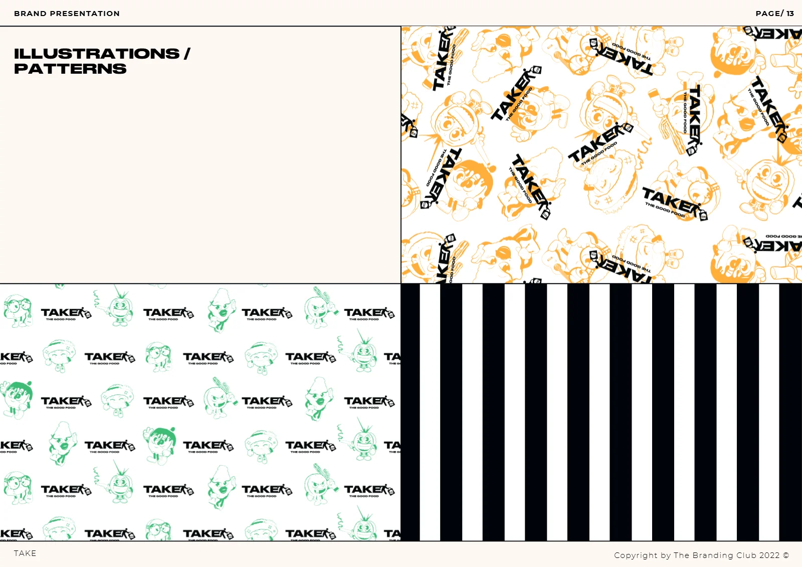 Brandbook TAKE · 13/21