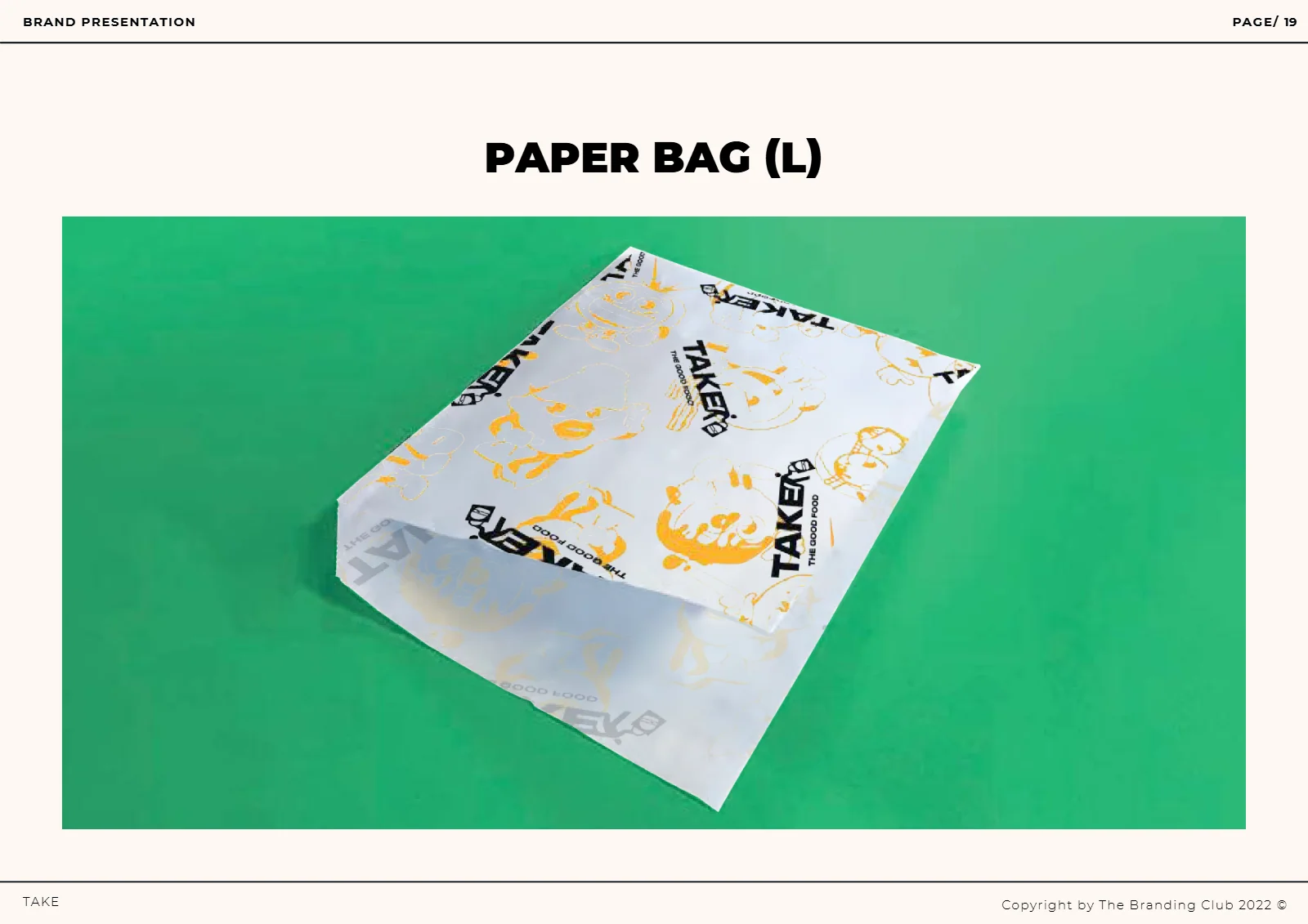 Brandbook TAKE · 19/21