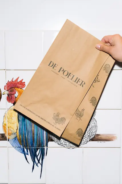 Papieren draagtassen · De Poelier · Amsterdam