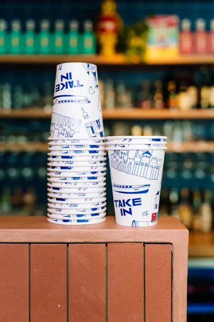 Enkelwandige koffiebekers