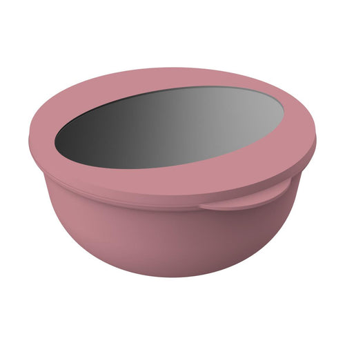 Roze herbruikbare foodbowl to-go